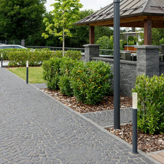 Black Post & Bollard Light Pena Metal Outdoor Ip65 Led