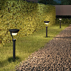 Grey Solar Light Pena Metal Cool White Led Outdoor Ip65