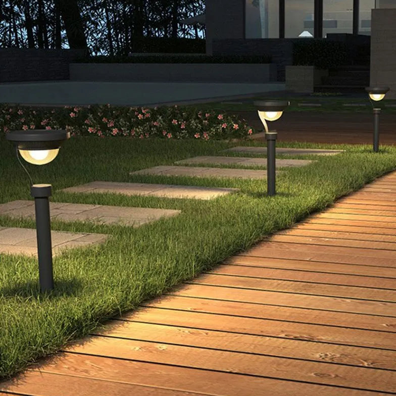 Grey Solar Light Pena Metal Cool White Led Outdoor Ip65