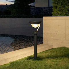 Grey Solar Light Pena Metal Cool White Led Outdoor Ip65