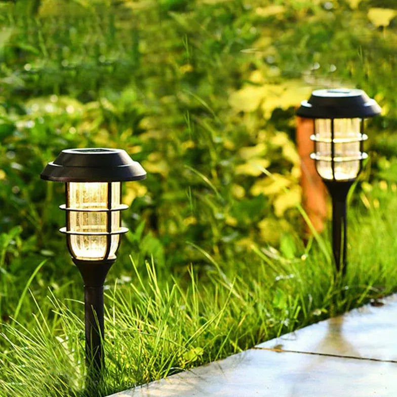 Black Solar Light Pena Metal & Acrylic Outdoor