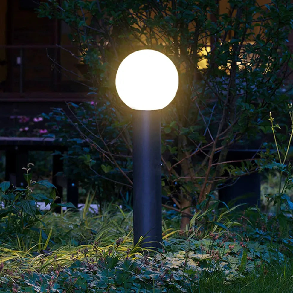 Black Post & Bollard Light Pena Metal Led Warm White Outdoor Ip65