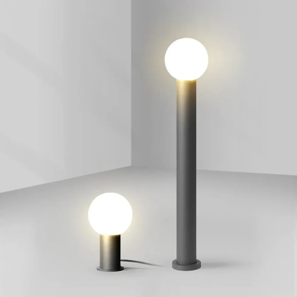 Black Post & Bollard Light Pena Metal Led Warm White Outdoor Ip65