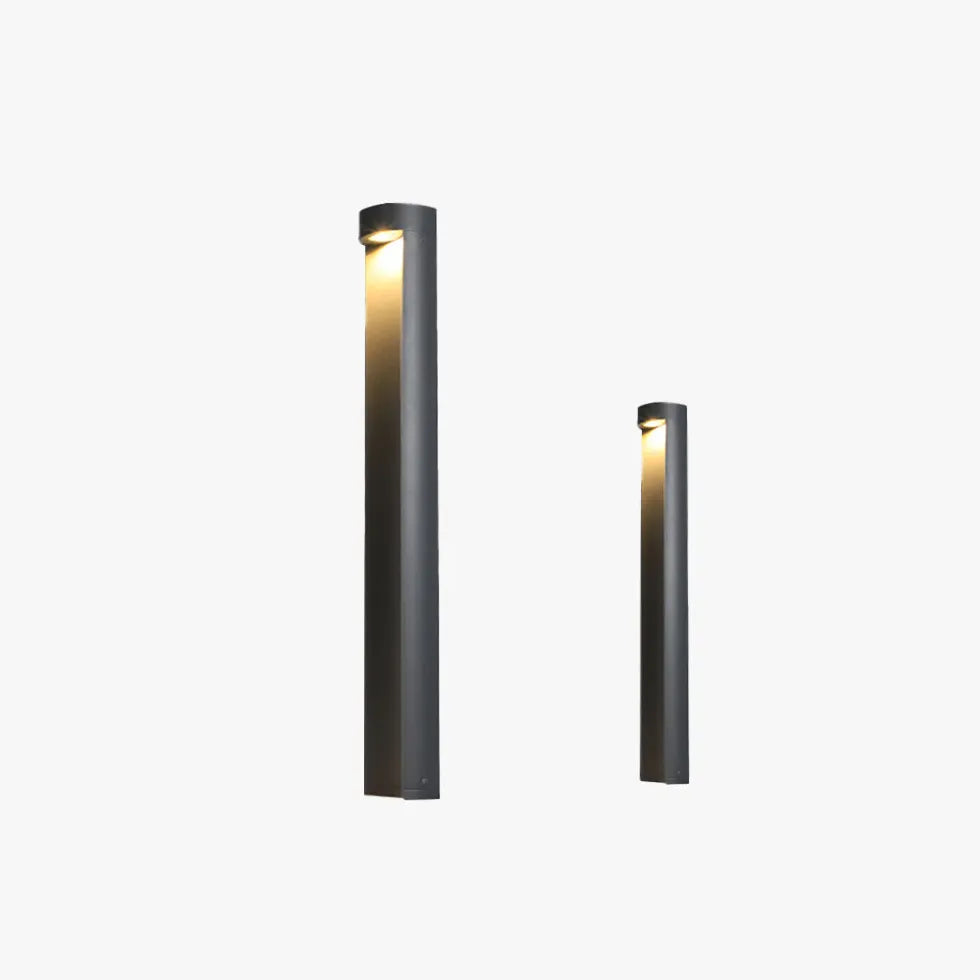 Black Post & Bollard Light Pena Metal Led Warm White Ip65 Outdoor