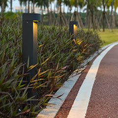 Black Post & Bollard Light Pena Metal Led Warm White Ip65 Outdoor