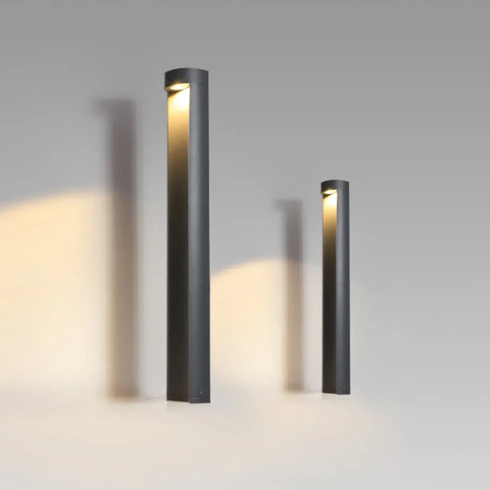 Black Post & Bollard Light Pena Metal Led Warm White Ip65 Outdoor