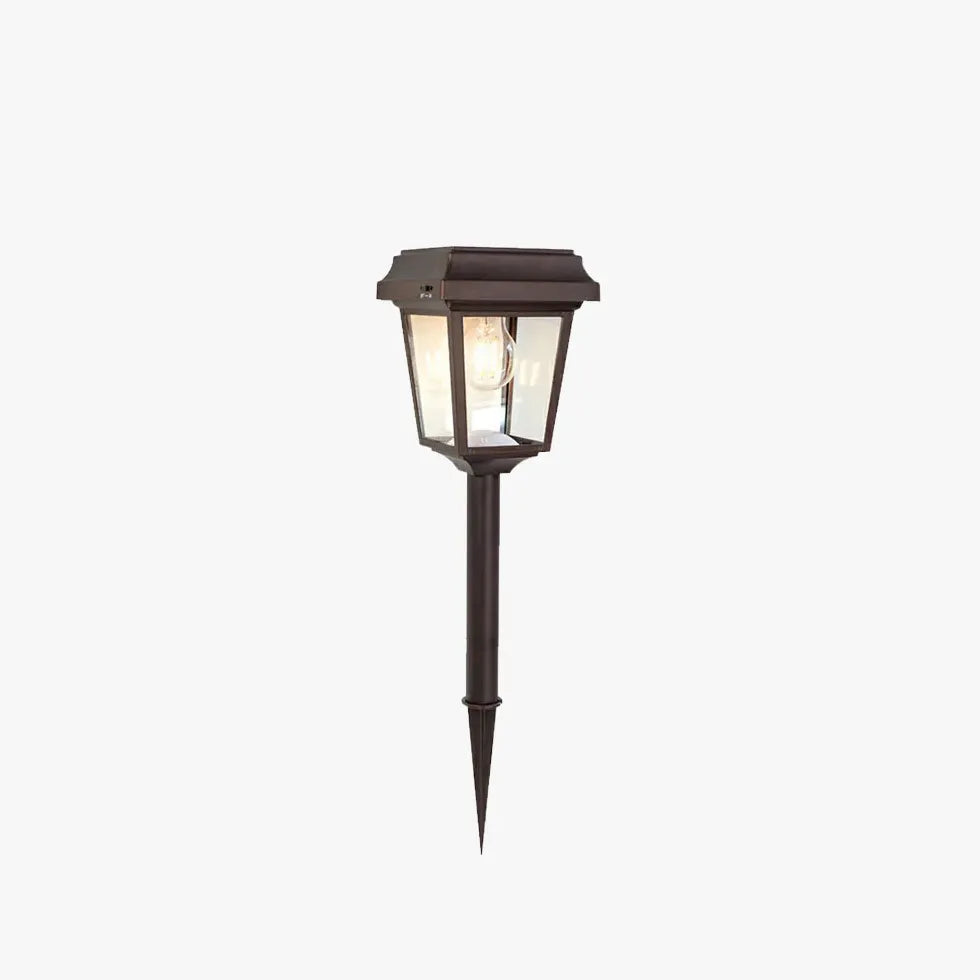 Black Solar Light Pena Metal Led