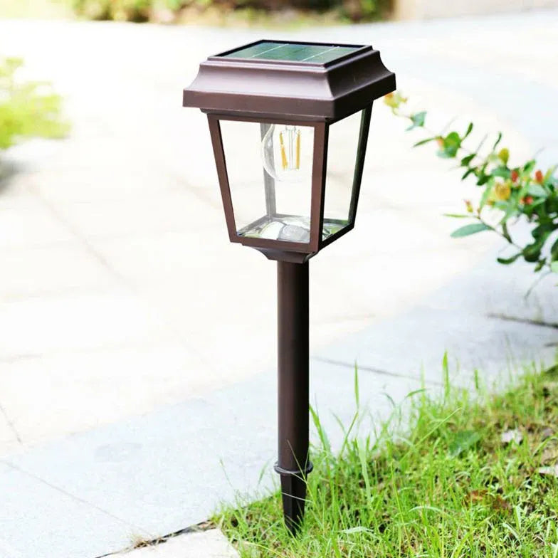 Black Solar Light Pena Metal Led