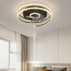 Ceiling Fan With Light For Bedroom Quinn Metal Ip20 Led