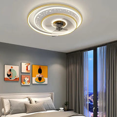 Ceiling Fan With Light For Bedroom Quinn Metal Ip20 Led