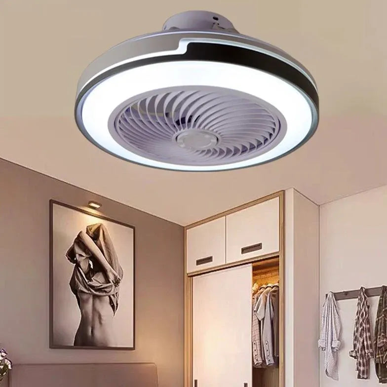 Ceiling Fan With Light For Bedroom Quinn Metal Ip20 Led Dimmable