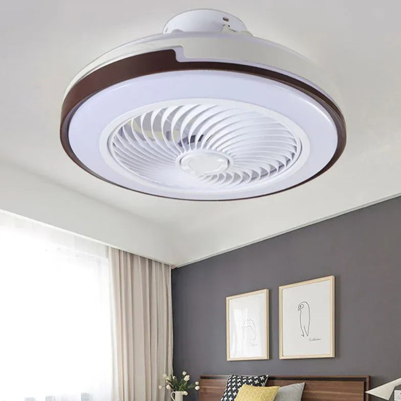 Ceiling Fan With Light For Bedroom Quinn Metal Ip20 Led Dimmable