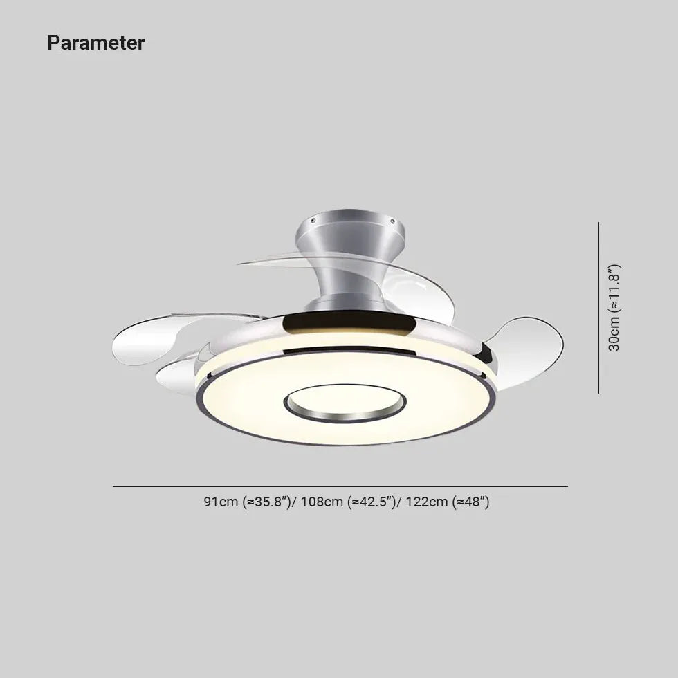 Ceiling Fan With Light For Bedroom Quinn Metal Ip20