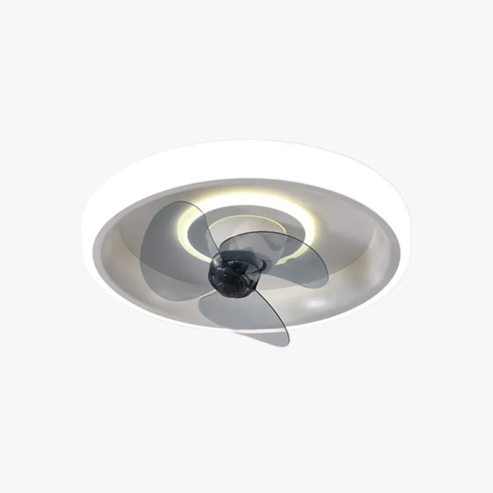 Ceiling Fan With Light For Bedroom Quinn Metal Led Dimmable