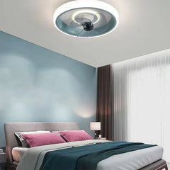 Ceiling Fan With Light For Bedroom Quinn Metal Led Dimmable