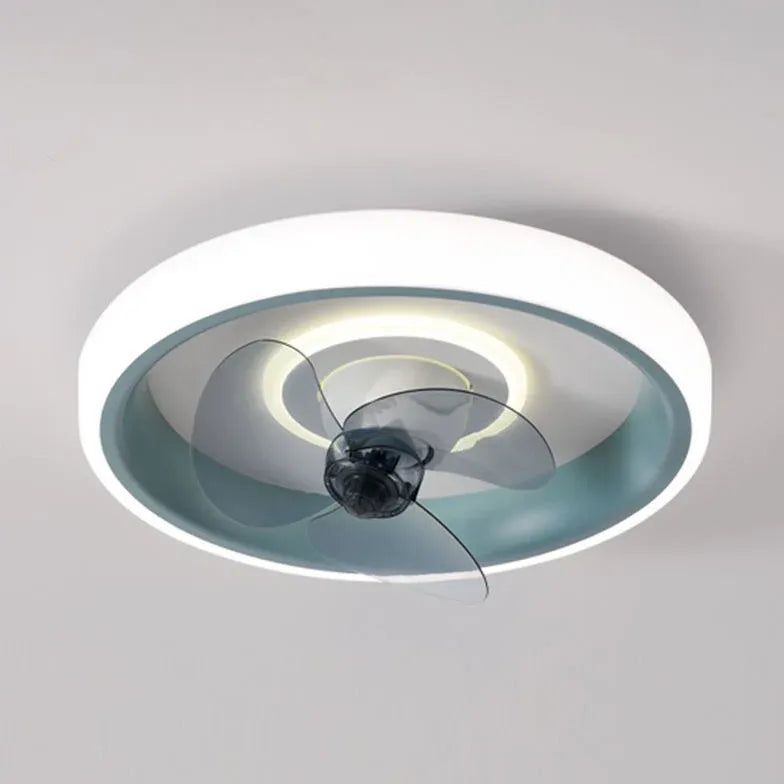 Ceiling Fan With Light For Bedroom Quinn Metal Led Dimmable