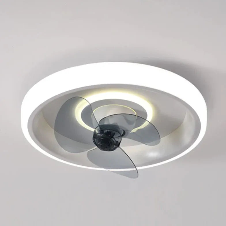 Ceiling Fan With Light For Bedroom Quinn Metal Led Dimmable