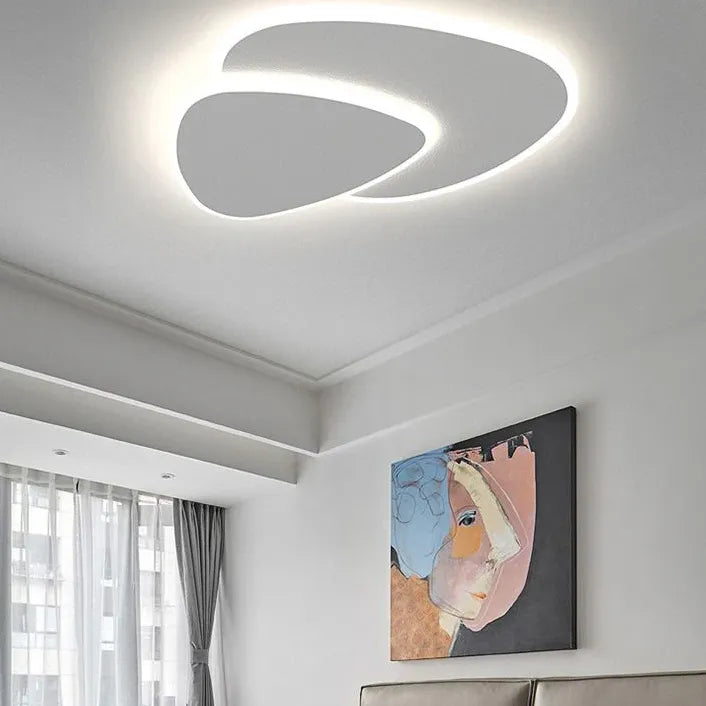 LED Deckenleuchte Wohnzimmer dimmbar Dreieck Kunst modern