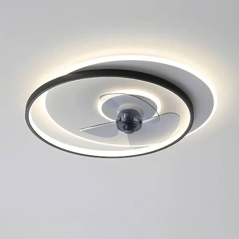 Double-ring Ceiling Fan For Bedroom Quinn Metal Ip20