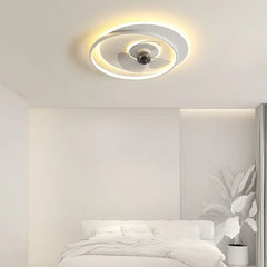 Double-ring Ceiling Fan For Bedroom Quinn Metal Ip20