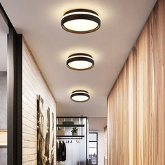 Black Low Ceiling Light For Bedroom Quinn Metal Ip20