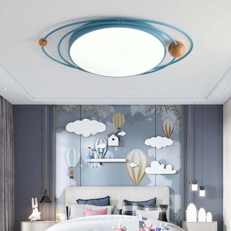 Galaxy Flush Ceiling Light Metal