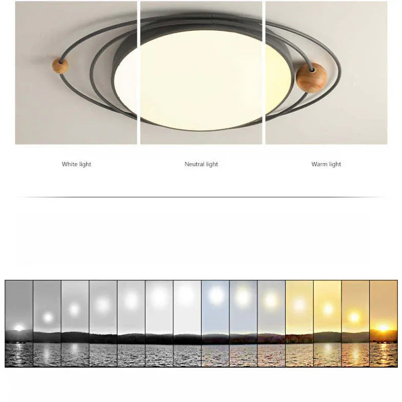 Galaxy Flush Ceiling Light Metal