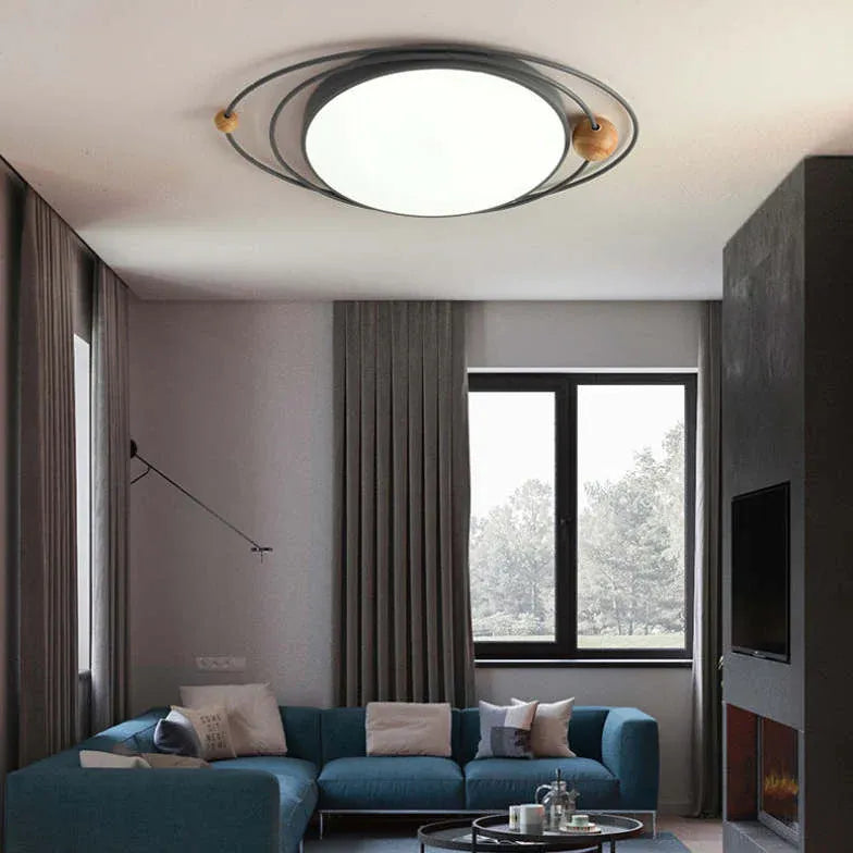 Galaxy Flush Ceiling Light Metal