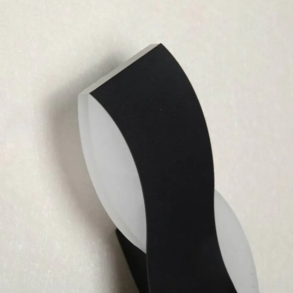 Black Flush Wall Light For Bedroom Quinn Metal Warm White Ip20