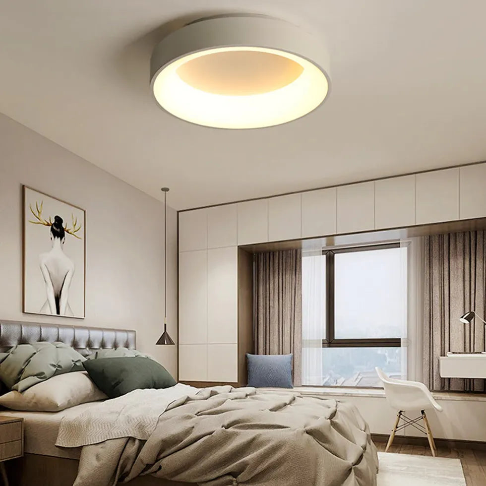 Flush Light For Bedroom Quinn Metal Ip20 Led