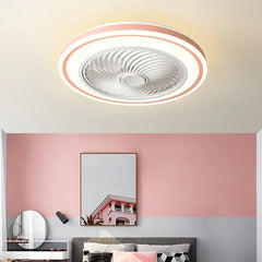 Ceiling Fan With Light For Bedroom Round Quinn Metal Led Ip20