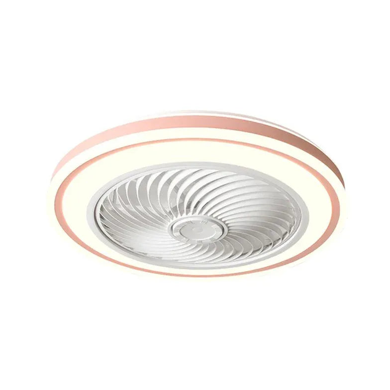 Ceiling Fan With Light For Bedroom Round Quinn Metal Led Ip20