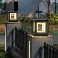 Black Solar Light Riley Metal Ip65 Led