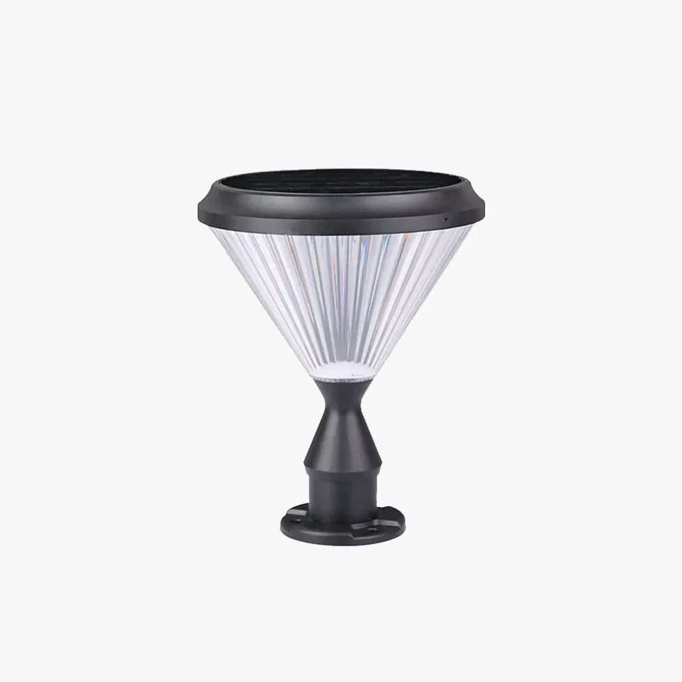 Black Solar Light Riley Metal Outdoor Ip65