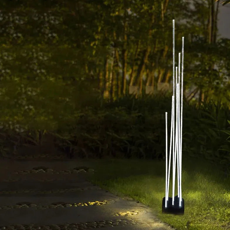 White Solar Light Riley Metal Led Outdoor