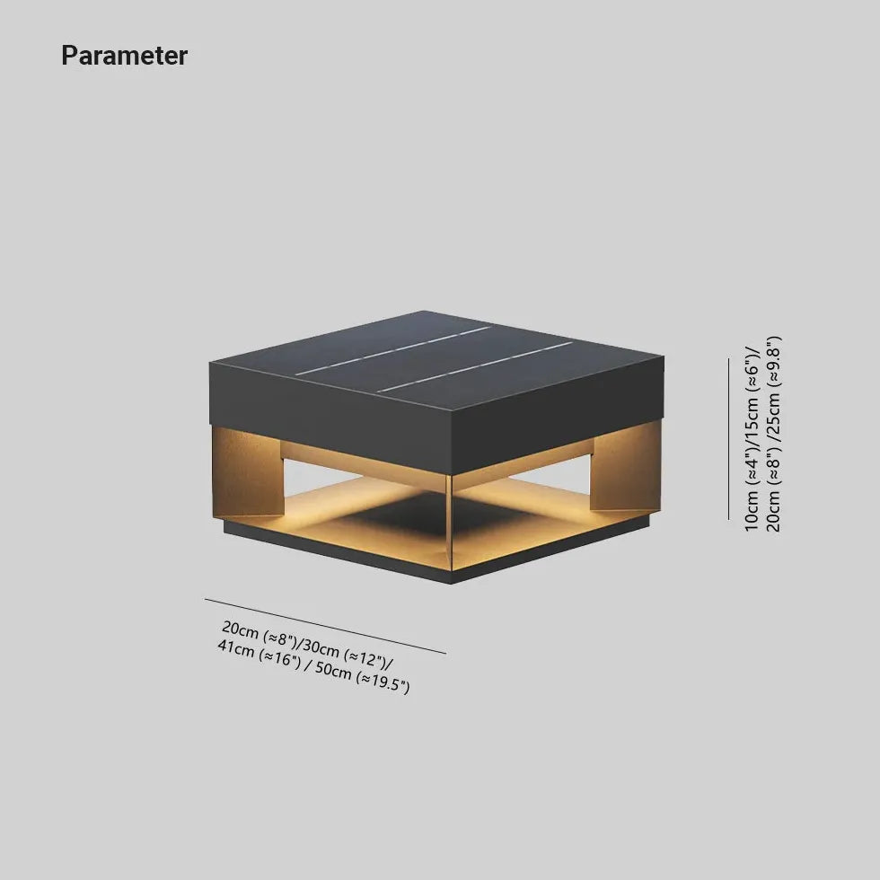 Outdoor LED Stehlampe Solar Simplizität Wasserdicht