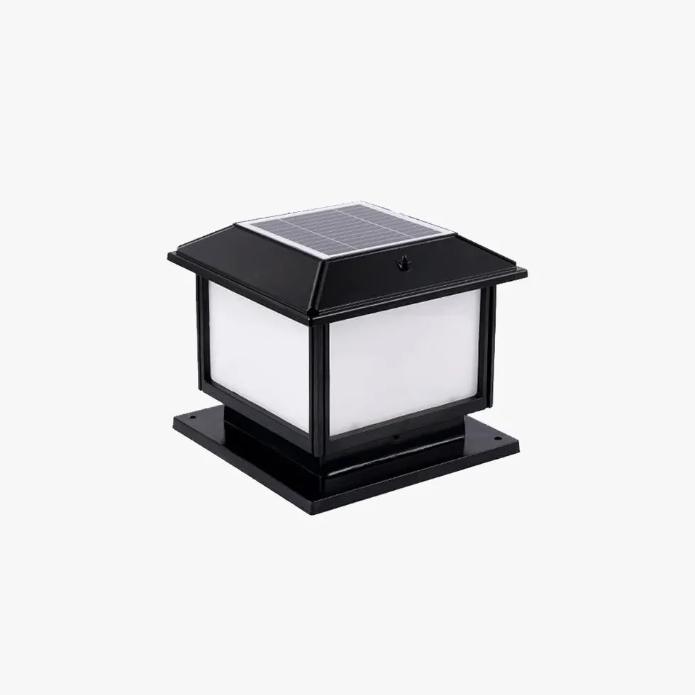 Black Solar Light Riley Metal Ip65 Outdoor Solar Led