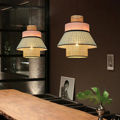 Light Single Pendant For Bedroom Ritta Metal & Pvc Led