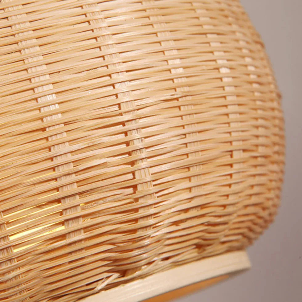 wandleuchte aus rattan für modernes minimalistisches Außendesign