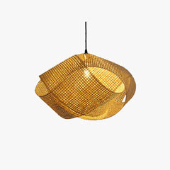 Light Single Pendant For Bedroom Ritta Metal & Rattan Led Ip20