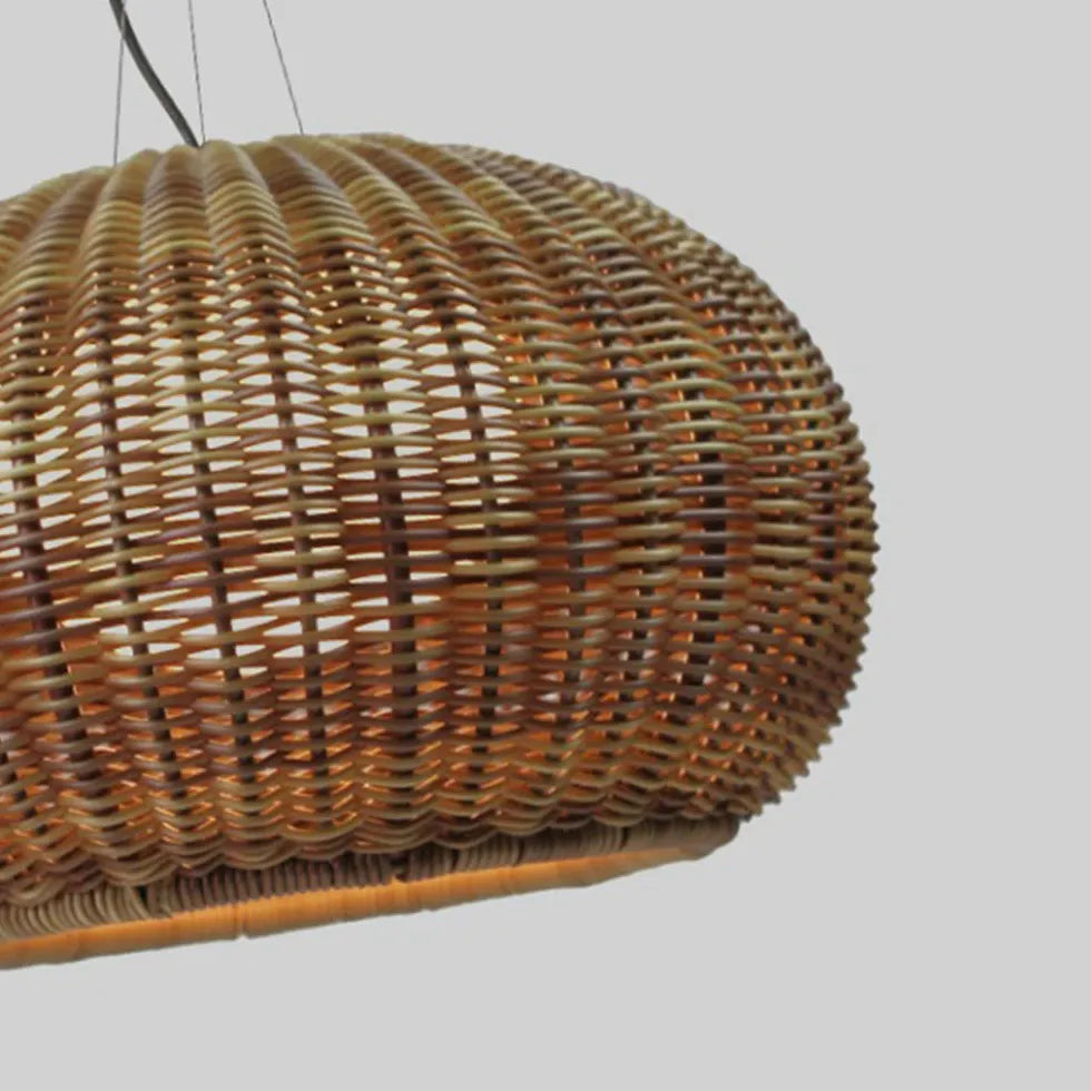 Gold Lanterns Ritta Bamboo Outdoor Led