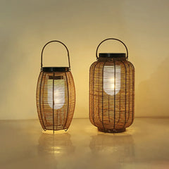 Floor Lamp & Lanterns Ritta Metal & Imitation Rattan