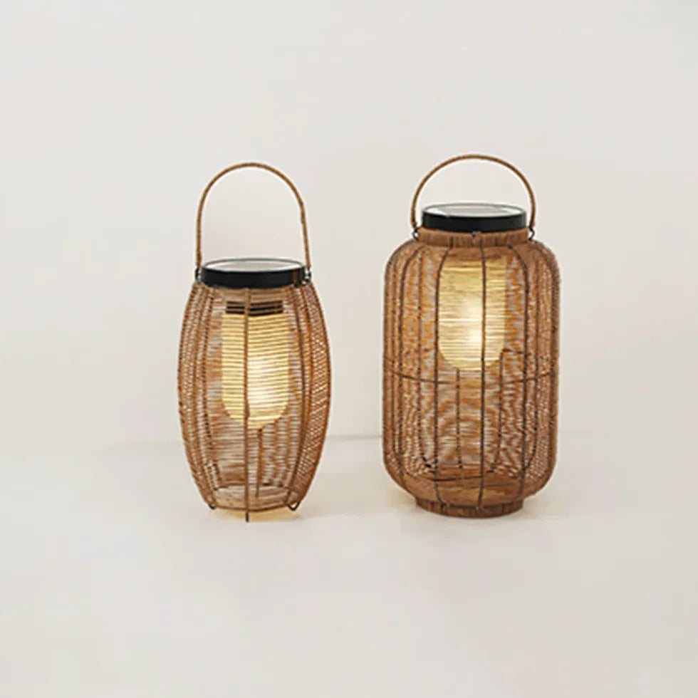 Floor Lamp & Lanterns Ritta Metal & Imitation Rattan