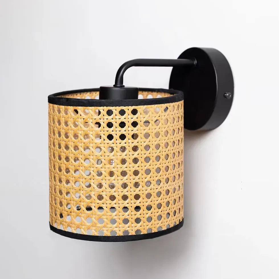 Brown Lanterns For Bedroom Ritta Metal & Rattan Led