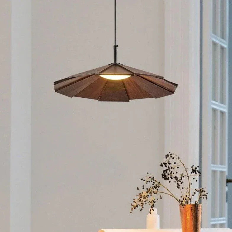 Light Single Pendant For Bedroom Ritta Wood Warm White Ip20 Led