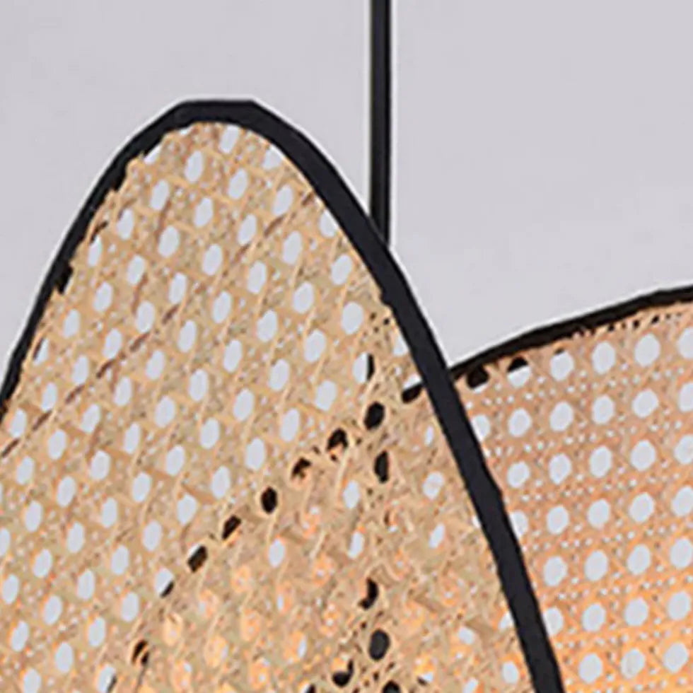 Rattan For Bedroom Ritta Metal & Rattan Led