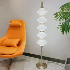 Floor Lamp For Bedroom Salgado Metal & Glass