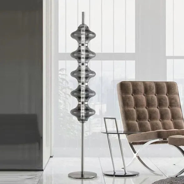 Floor Lamp For Bedroom Salgado Metal & Glass