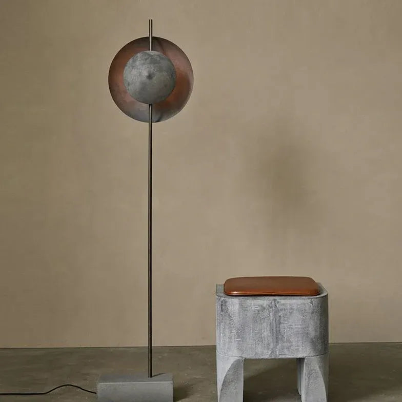 Floor Lamp For Study Room Circle Salgado Metal Plug Led