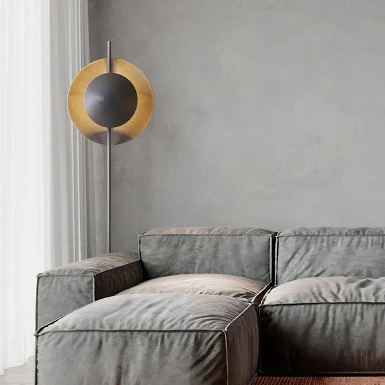 Floor Lamp For Study Room Circle Salgado Metal Plug Led